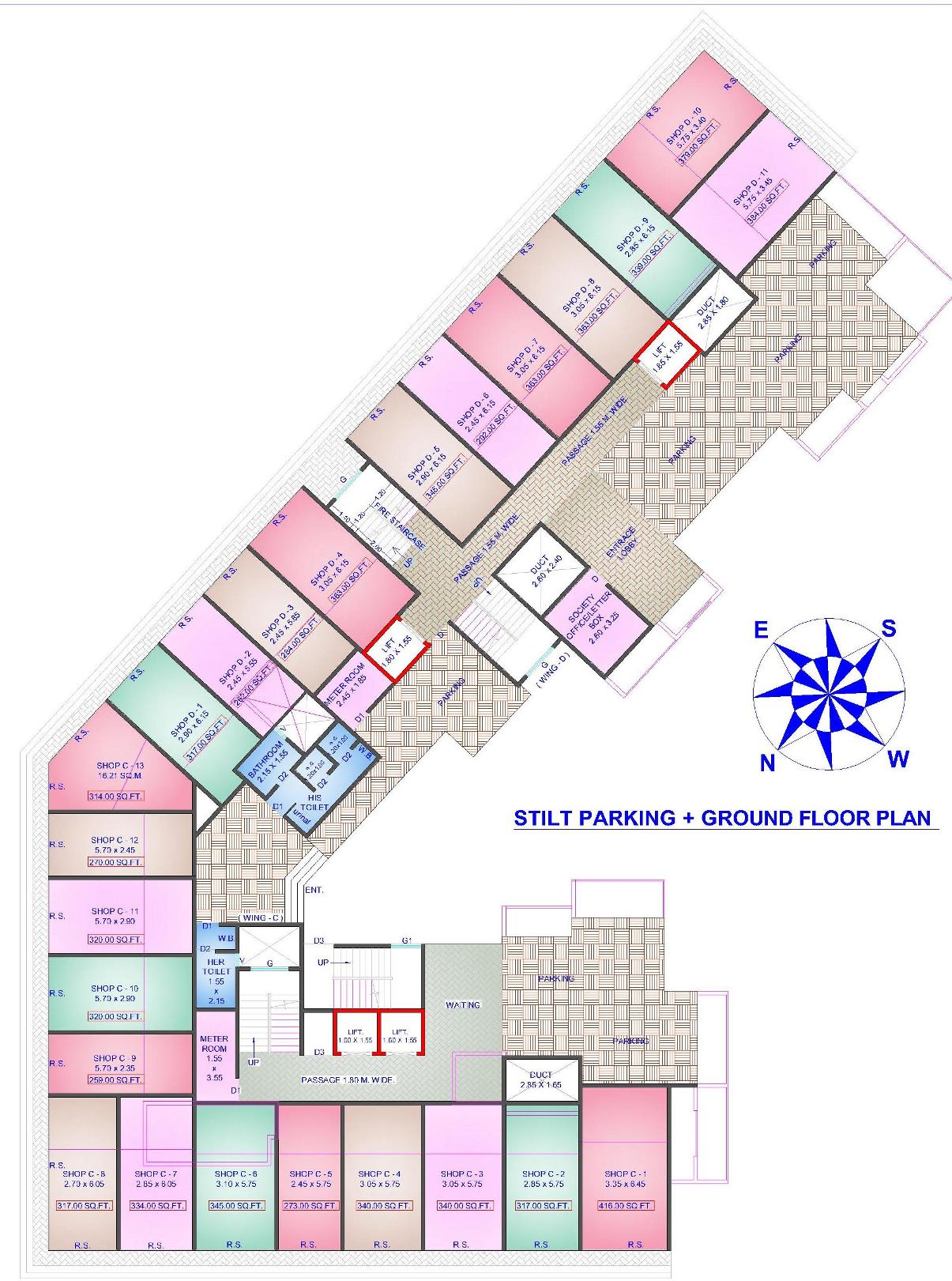 Navkar Plaza Floor Plans, Project 3D Views in Ratnagiri